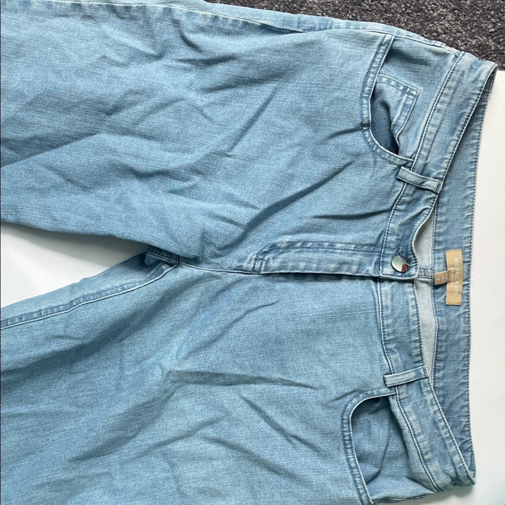 Micheal Kors Women's Light Blue Boot Cut Jeans